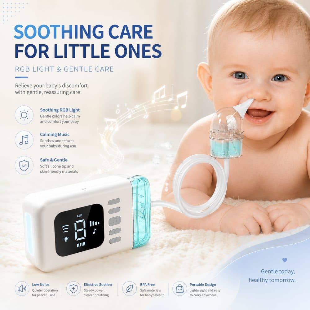 DQ18 شفاطة أنف كهربائية للأطفال — نوع منفصل — product photo 1