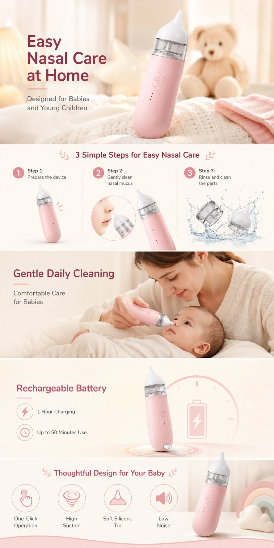 DQ29 Electric Baby Nasal Aspirator — features and specifications 1
