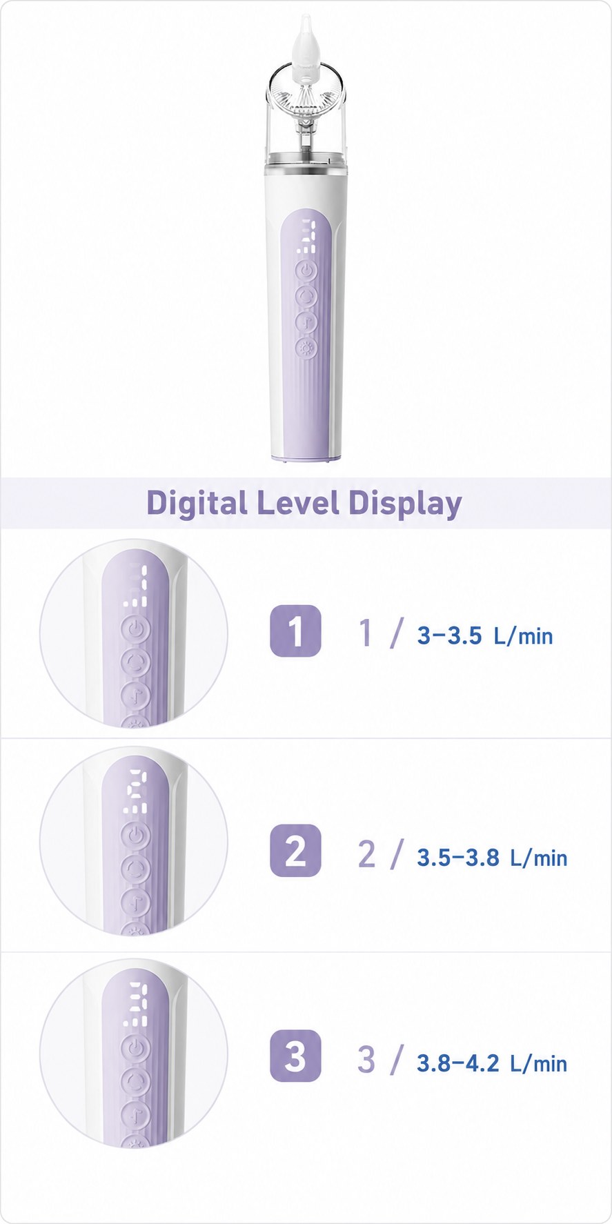 DQ68 شفاطة أنف كهربائية للأطفال — features and specifications 2